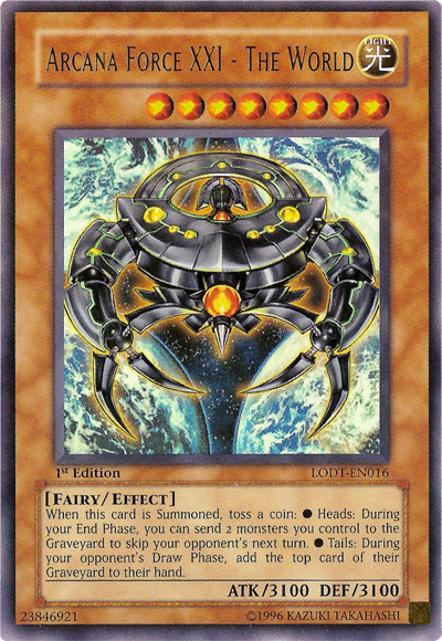 Arcana Force XXI - The World [LODT-EN016] Ultra Rare | Good Games Adelaide SA
