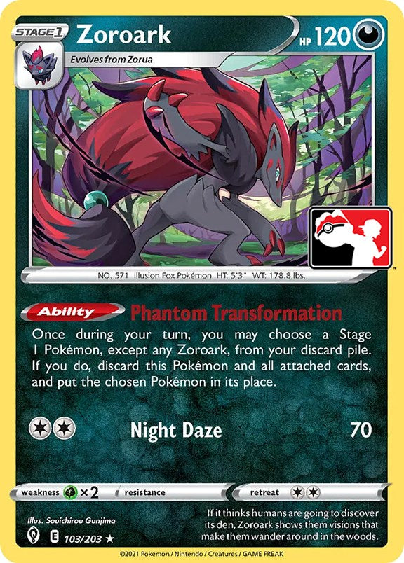 Zoroark (103/203) [Prize Pack Series One] | Good Games Adelaide SA