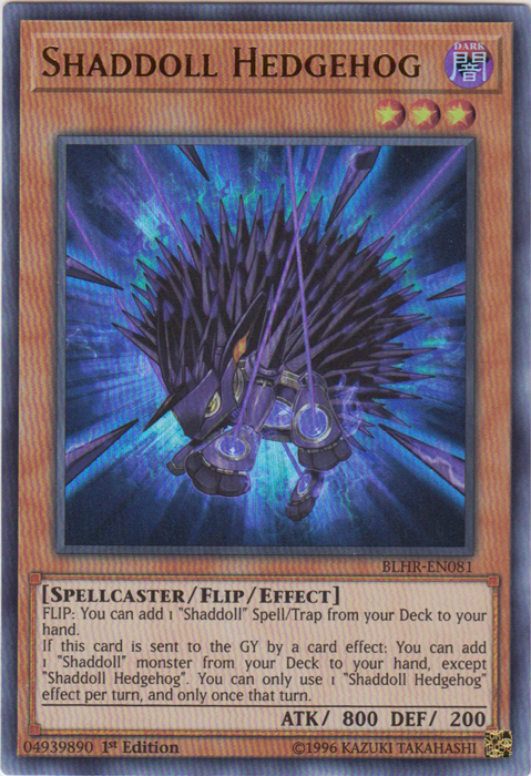 Shaddoll Hedgehog [BLHR-EN081] Ultra Rare | Good Games Adelaide SA