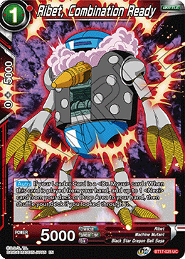 Ribet, Combination Ready (BT17-025) [Ultimate Squad] | Good Games Adelaide SA