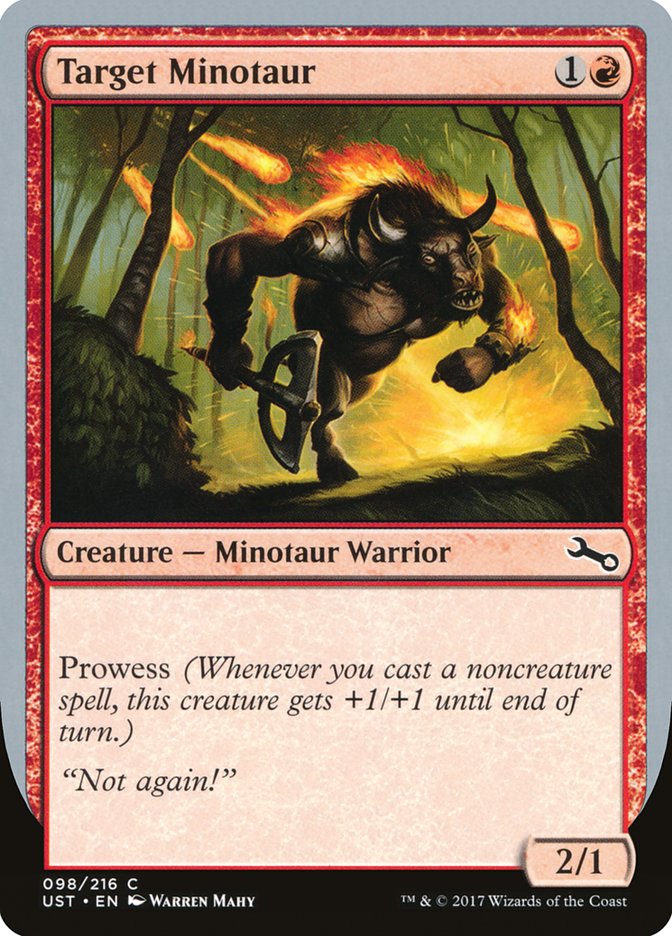 Target Minotaur (Fire Art) [Unstable] | Good Games Adelaide SA