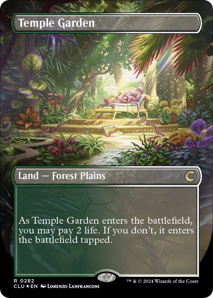 Temple Garden 282 (Ravnica: Clue Edition)  - Foil | Good Games Adelaide SA