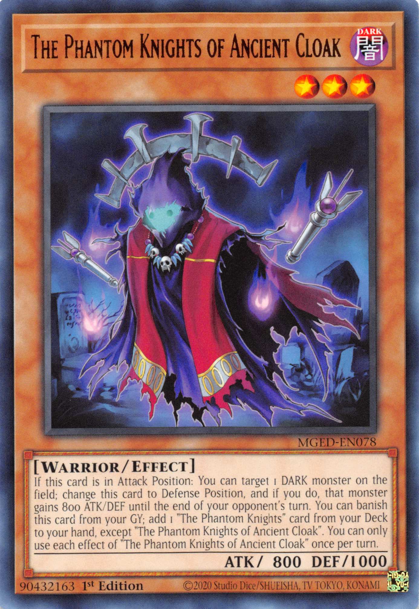 The Phantom Knights of Ancient Cloak [MGED-EN078] Rare | Good Games Adelaide SA