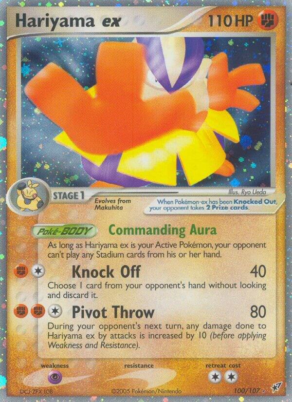Hariyama ex 100/107 (Deoxys)  - Holofoil | Good Games Adelaide SA