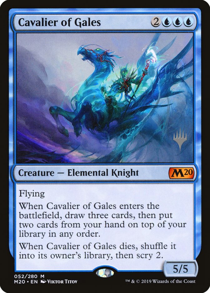 Cavalier of Gales [Core Set 2020 Promos] | Good Games Adelaide SA