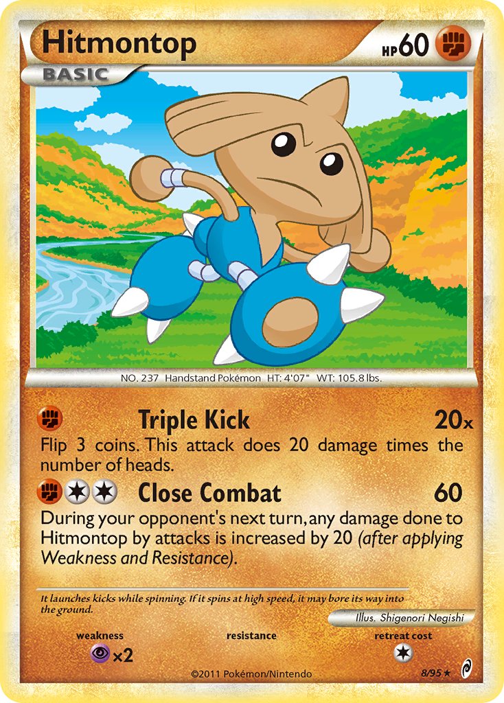 Hitmontop (8/95) (Theme Deck Exclusive) [HeartGold & SoulSilver: Call of Legends] | Good Games Adelaide SA