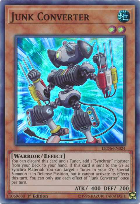 Junk Converter [LED6-EN024] Super Rare | Good Games Adelaide SA