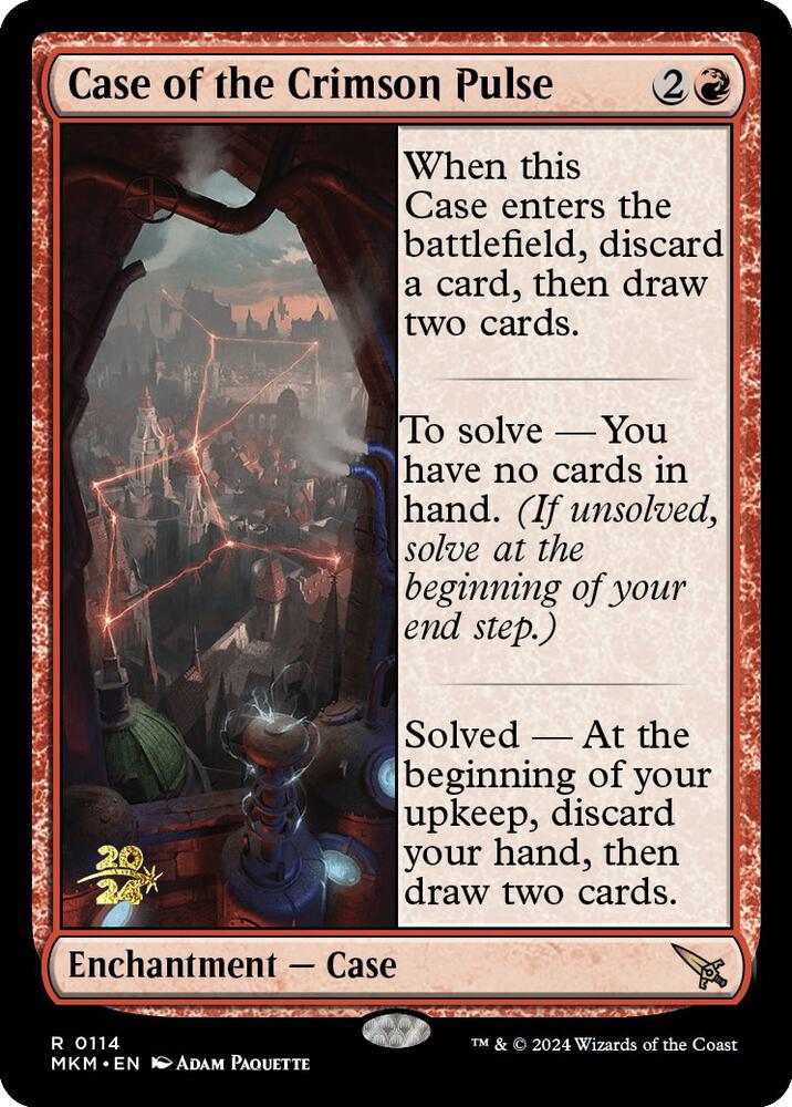 Case of the Crimson Pulse 114 (Prerelease Cards)  - Foil | Good Games Adelaide SA