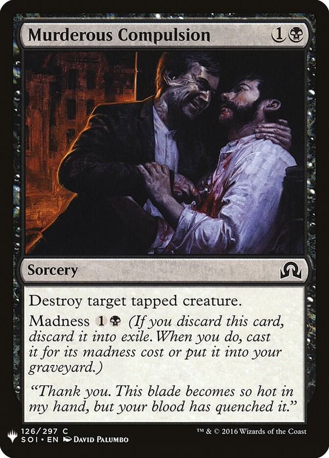 Murderous Compulsion 126 (The List Reprints)  | Good Games Adelaide SA