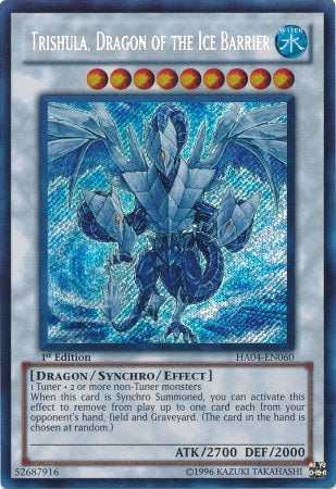 Trishula, Dragon of the Ice Barrier [HA04-EN060] Secret Rare | Good Games Adelaide SA