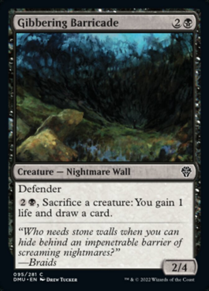 Gibbering Barricade [Dominaria United] | Good Games Adelaide SA