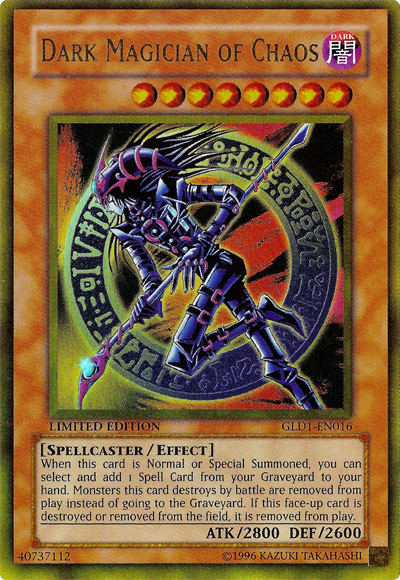 Dark Magician of Chaos [GLD1-EN016] Gold Rare | Good Games Adelaide SA