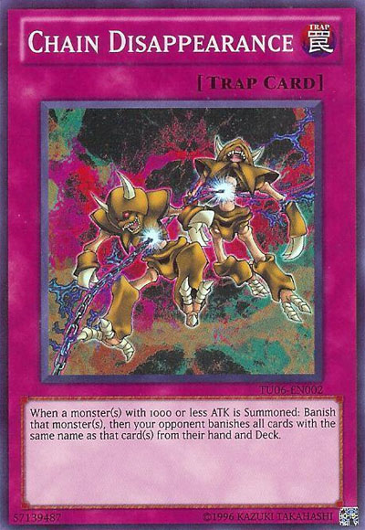 Chain Disappearance [TU06-EN002] Super Rare | Good Games Adelaide SA