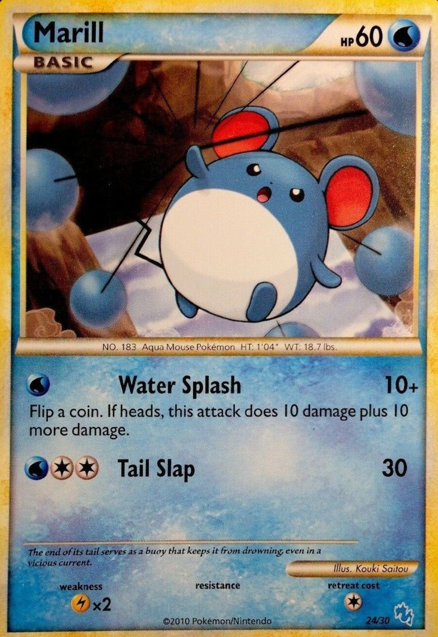 Marill (24/30) [HeartGold & SoulSilver: Trainer Kit - Gyarados] | Good Games Adelaide SA