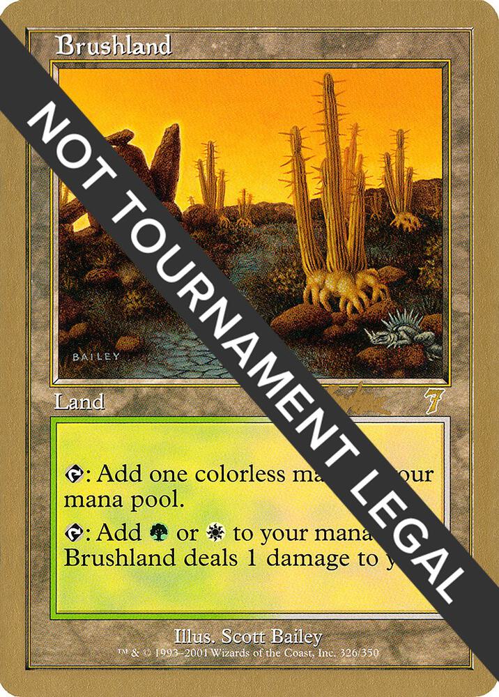 Brushland 2002 Brian Kibler 7ED bk326/153 (World Championship Decks)  | Good Games Adelaide SA