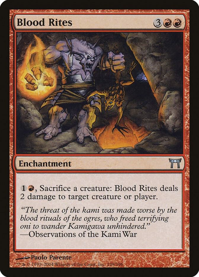 Blood Rites 159 (Champions of Kamigawa)  - Foil | Good Games Adelaide SA