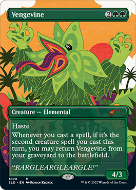 Vengevine (Borderless) [Secret Lair Drop Series] | Good Games Adelaide SA