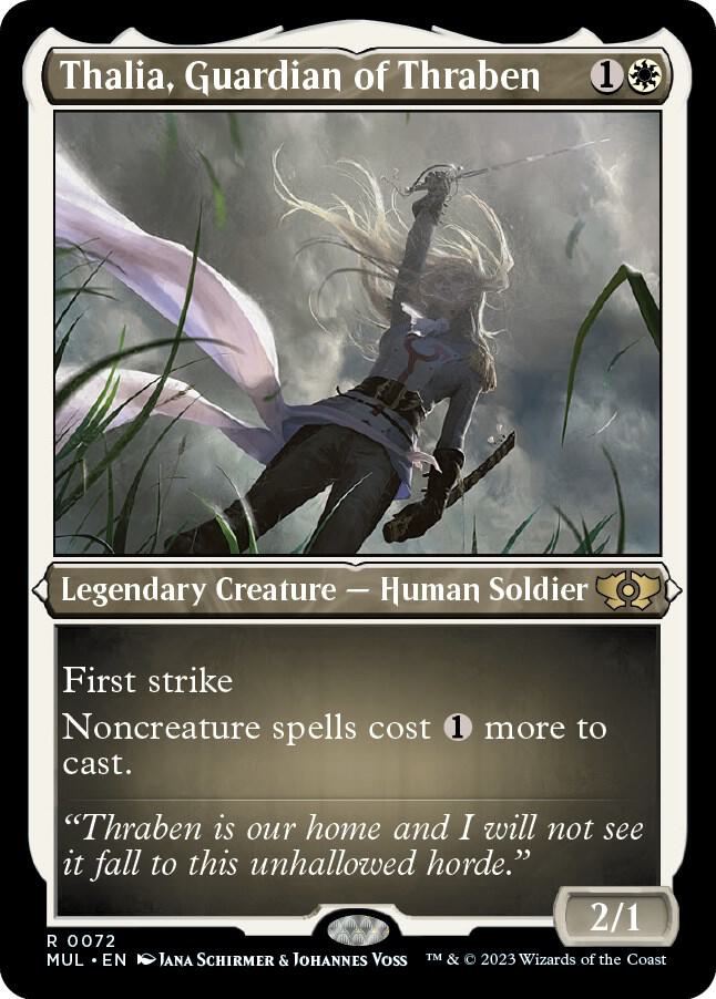 Thalia, Guardian of Thraben 72 (March of the Machine: Multiverse Legends)  - Etched Foil | Good Games Adelaide SA