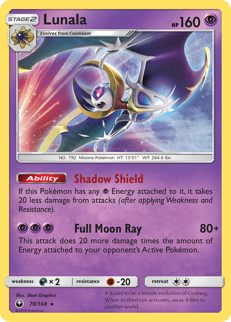 Lunala (70/168) [Sun & Moon: Celestial Storm] | Good Games Adelaide SA