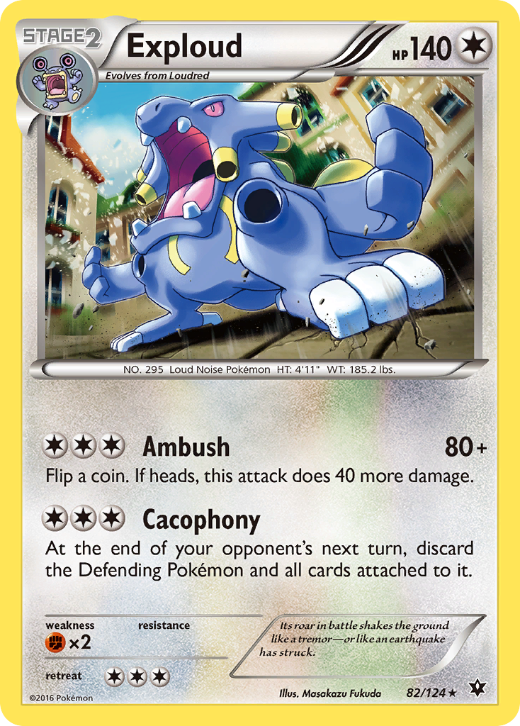 Exploud (82/124) [XY: Fates Collide] | Good Games Adelaide SA