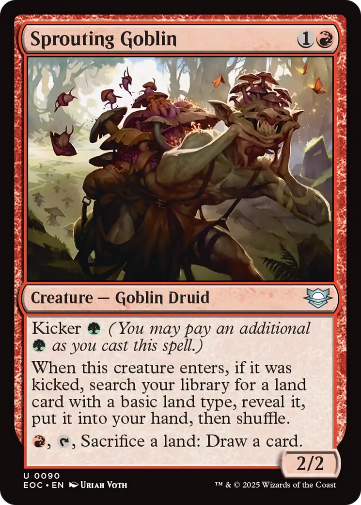Sprouting Goblin [Edge of Eternities Commander] | Good Games Adelaide SA