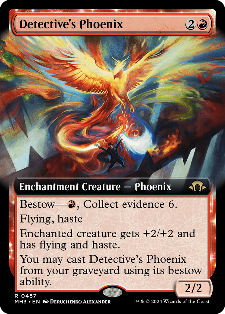 Detective's Phoenix (Borderless) [Modern Horizons 3] | Good Games Adelaide SA