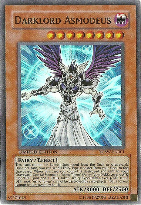 Darklord Asmodeus [YCSW-EN001] Super Rare | Good Games Adelaide SA
