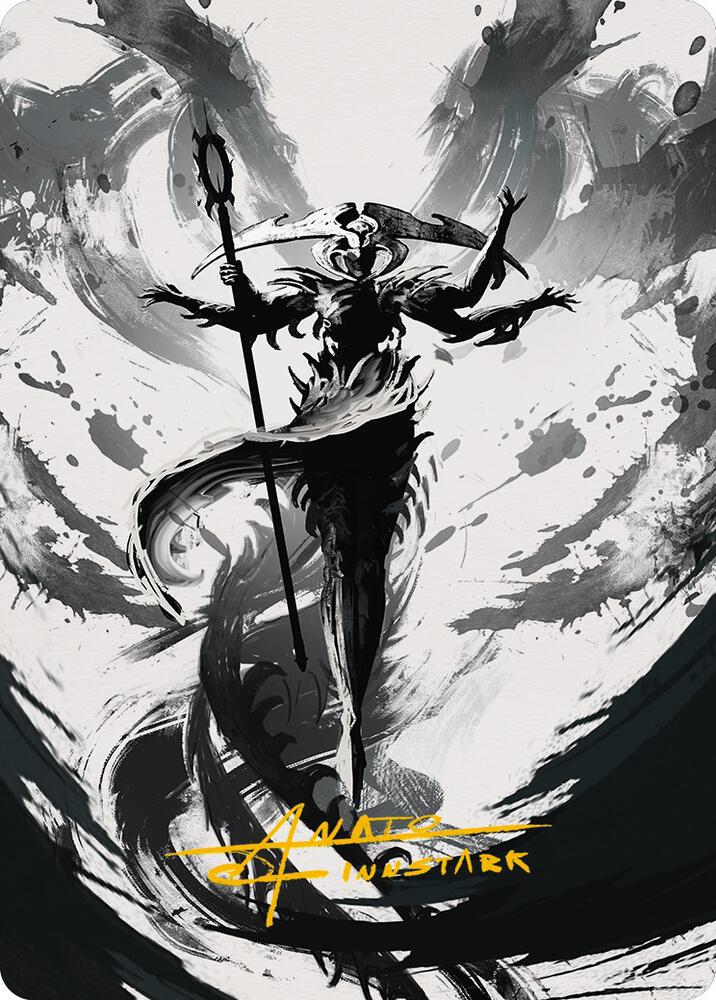 Atraxa Grand Unifier Art Card 77 81 Gold Stamped Signature 77 (Art Series: Phyrexia: All Will Be One)  | Good Games Adelaide SA