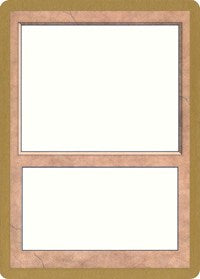 1999 World Championship Blank Card [World Championship Decks 1999] | Good Games Adelaide SA