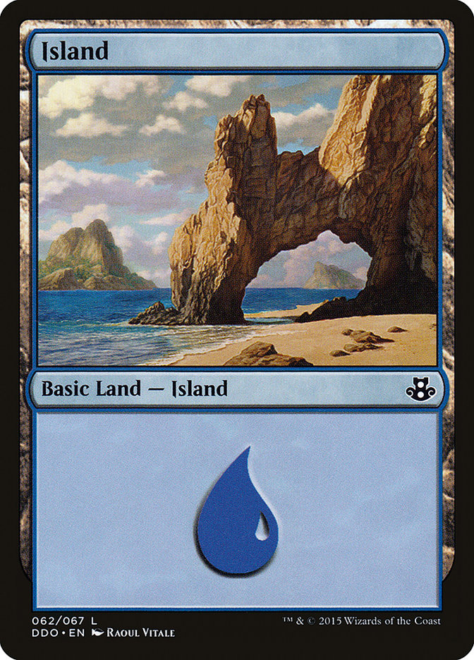 Island (62) [Duel Decks: Elspeth vs. Kiora] | Good Games Adelaide SA