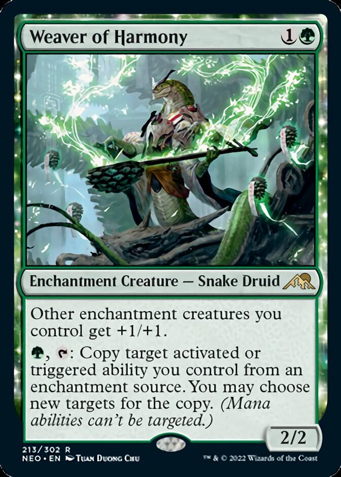 Weaver of Harmony [Kamigawa: Neon Dynasty] | Good Games Adelaide SA