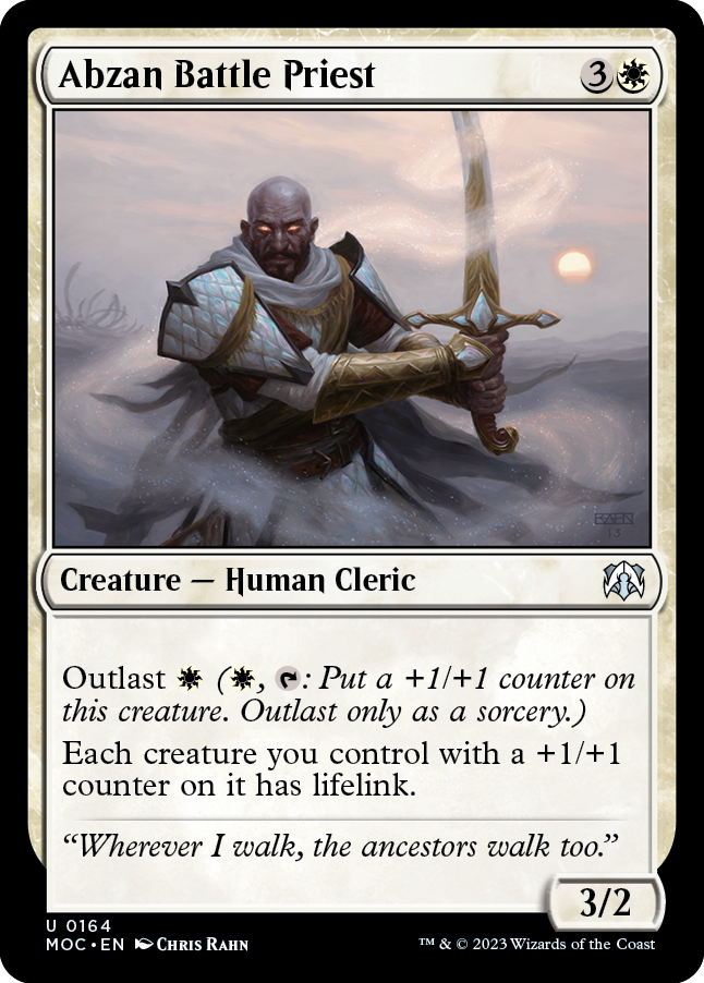 Abzan Battle Priest [March of the Machine Commander] | Good Games Adelaide SA