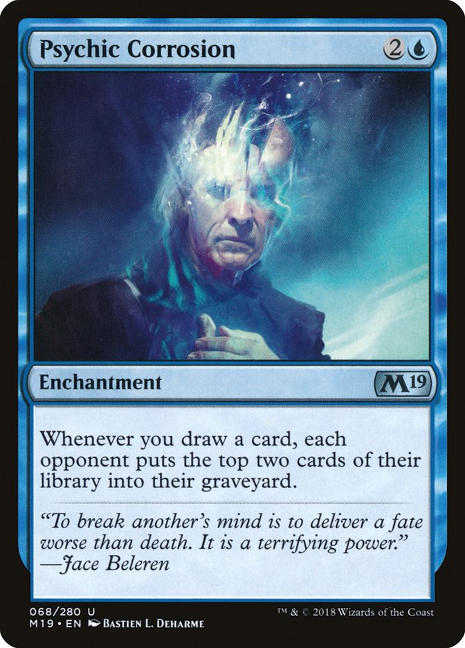 Psychic Corrosion 68 (Core Set 2019)  - Foil | Good Games Adelaide SA