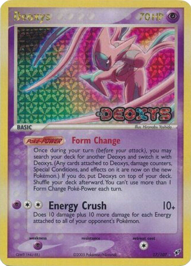 Deoxys (17/107) (Stamped) [EX: Deoxys] | Good Games Adelaide SA
