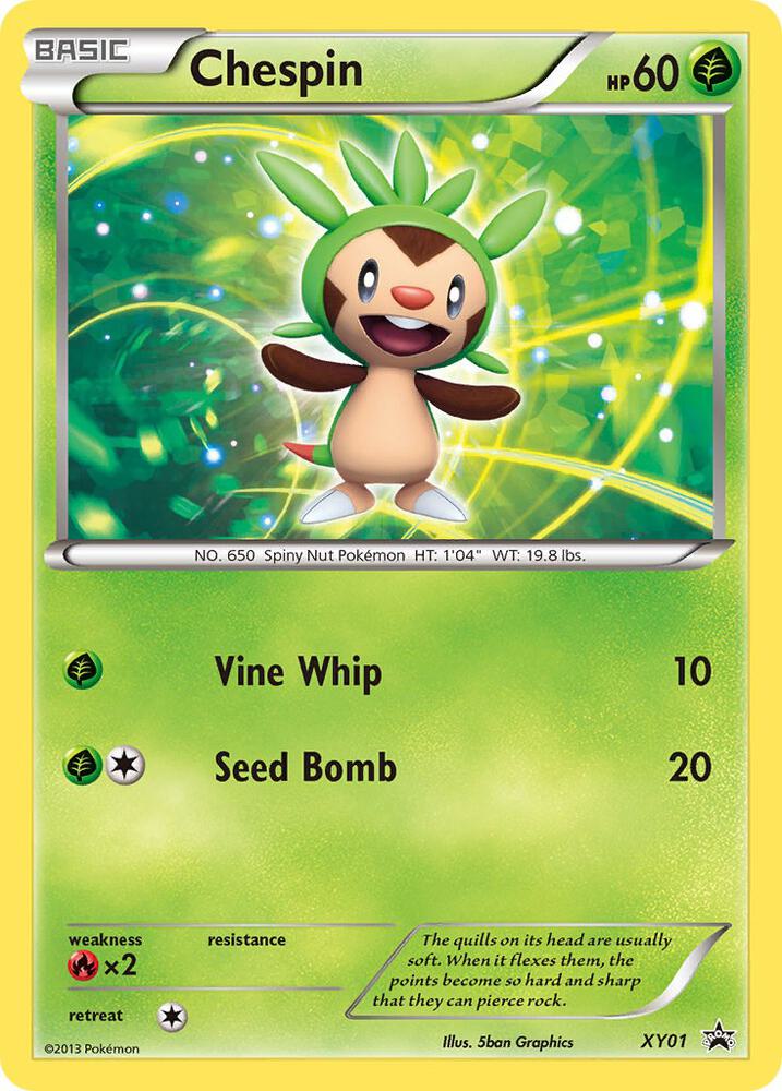 Chespin XY01 (XY Promos)  - Holofoil | Good Games Adelaide SA