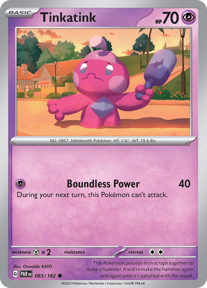 Tinkatink 083 182 083/182 (SV04: Paradox Rift)  - Reverse Holofoil | Good Games Adelaide SA