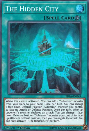 The Hidden City [FIGA-EN049] Super Rare | Good Games Adelaide SA