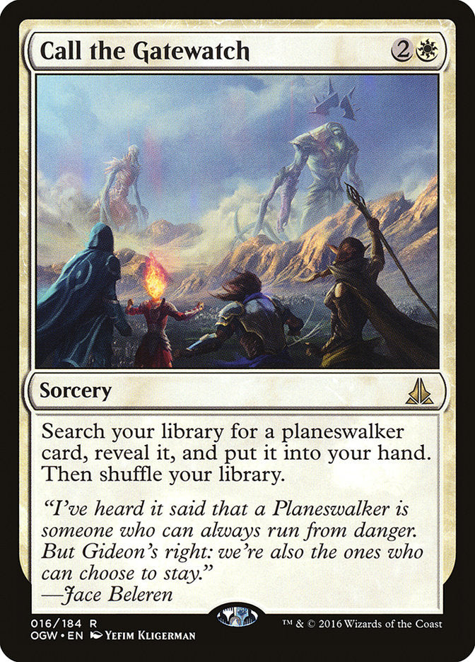Call the Gatewatch 16 (Oath of the Gatewatch)  - Foil | Good Games Adelaide SA