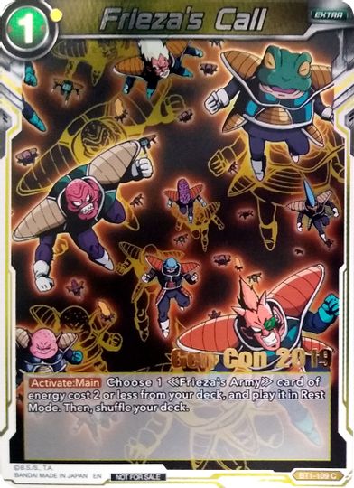 Frieza's Call (Gen Con 2019) (BT1-109) [Promotion Cards] | Good Games Adelaide SA