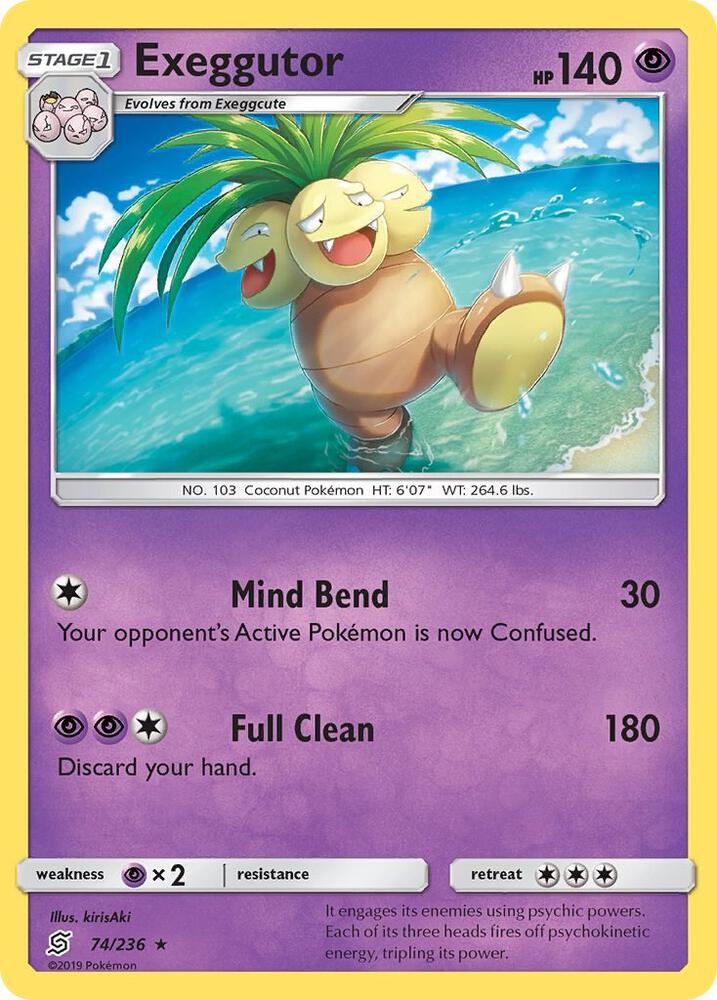 Exeggutor 74/236 (SM - Unified Minds)  | Good Games Adelaide SA
