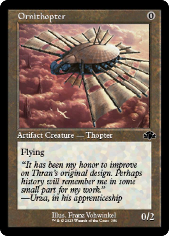 Ornithopter Retro Frame 386 (Dominaria Remastered)  | Good Games Adelaide SA