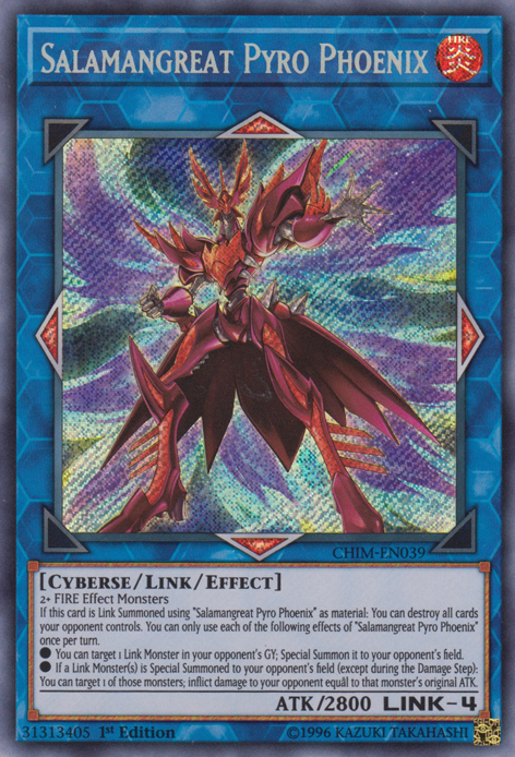Salamangreat Pyro Phoenix [CHIM-EN039] Secret Rare | Good Games Adelaide SA