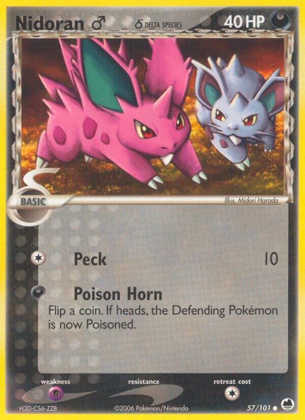 Nidoran M Delta Species 57/101 (Dragon Frontiers)  | Good Games Adelaide SA