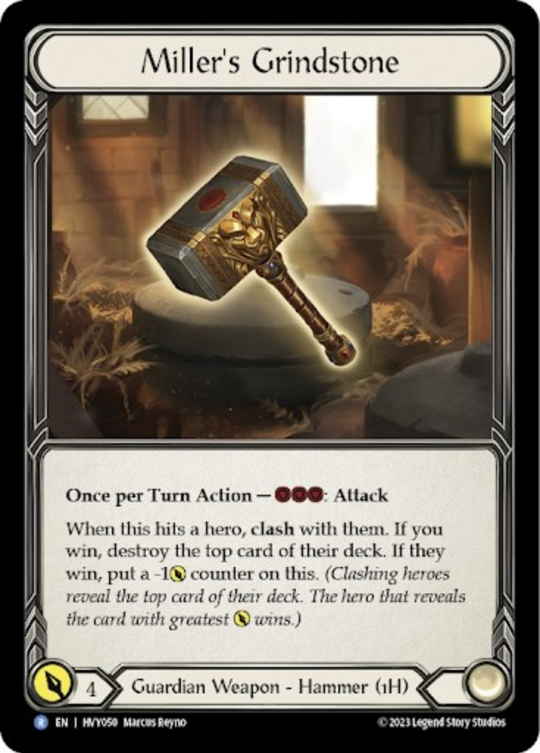 Miller's Grindstone [HVY050] (Heavy Hitters)  Cold Foil | Good Games Adelaide SA