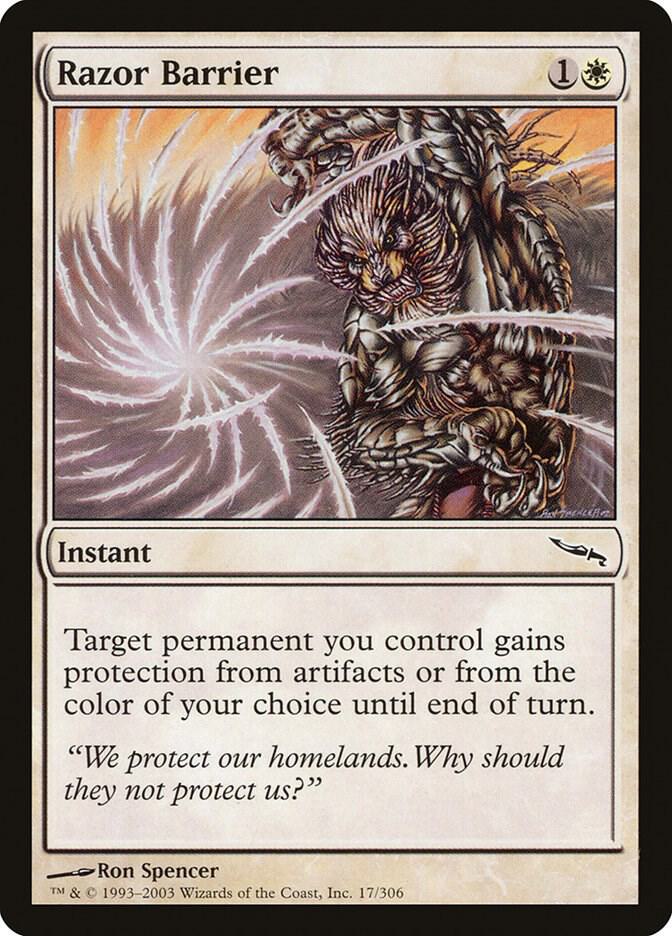 Razor Barrier 17 (Mirrodin)  - Foil | Good Games Adelaide SA
