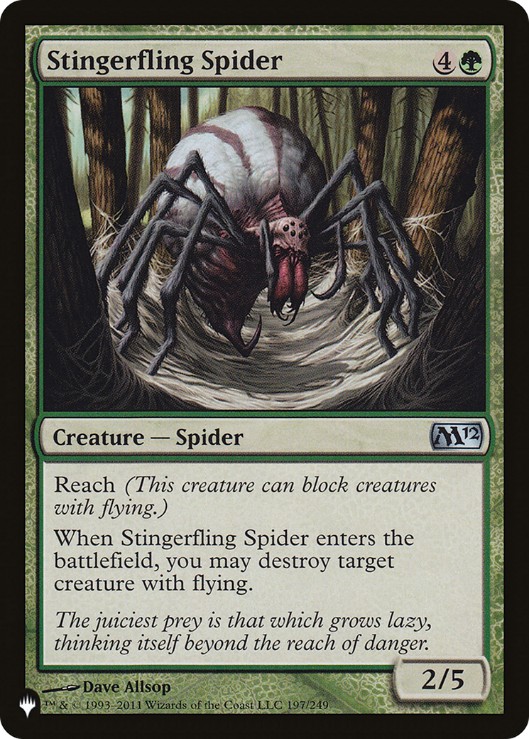Stingerfling Spider [The List Reprints] | Good Games Adelaide SA