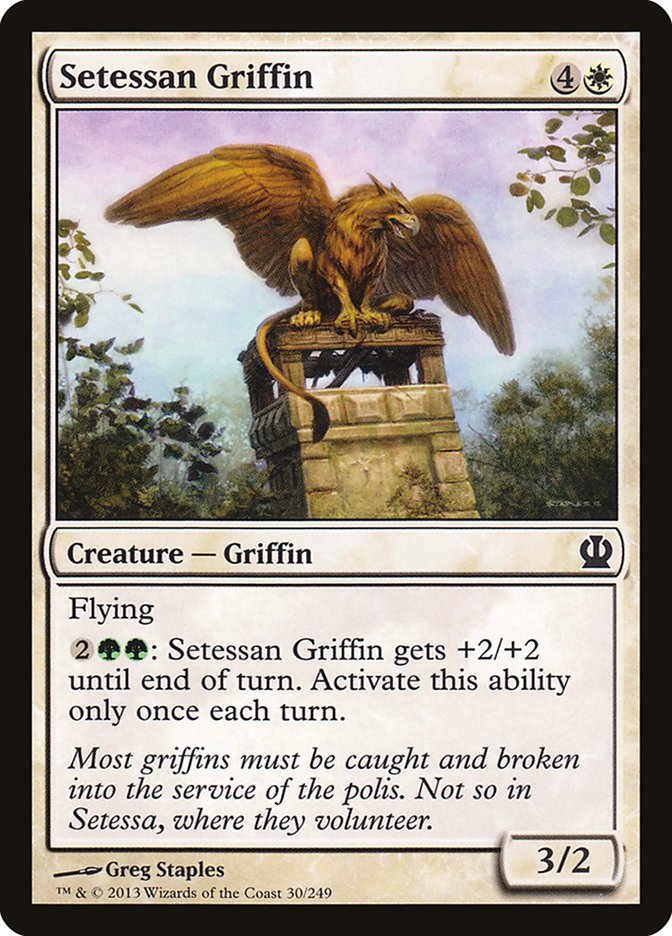 Setessan Griffin 30 (Theros)  - Foil | Good Games Adelaide SA