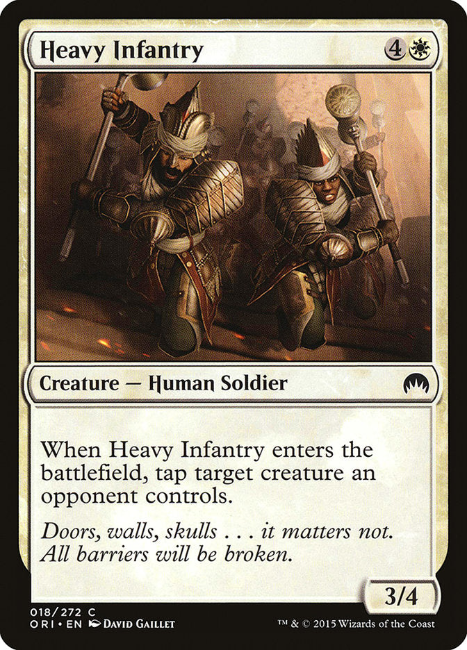 Heavy Infantry 18 (Magic Origins)  - Foil | Good Games Adelaide SA