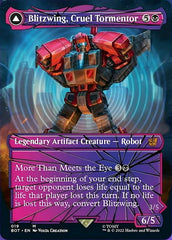 Blitzwing, Cruel Tormentor // Blitzwing, Adaptive Assailant (Shattered Glass) [Universes Beyond: Transformers] | Good Games Adelaide SA
