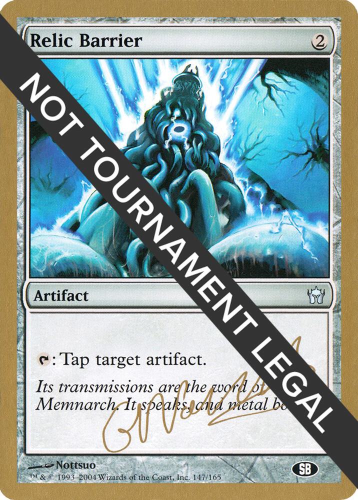 Relic Barrier 2004 Gabriel Nassif 5DN SB  (World Championship Decks)  | Good Games Adelaide SA